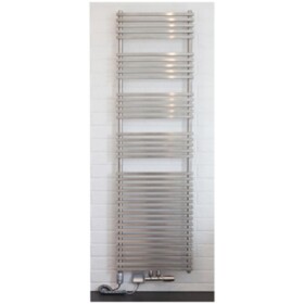 OEG bathroom radiator Isola 1,336 W brushed stainless...