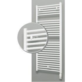 OEG bathroom radiator Vanuatu 600W white curved