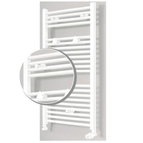 OEG bathroom radiator set Bahama white 375 W