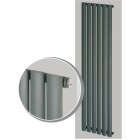 OEG radiateur design Taphai II 1184 W raccord central graphite