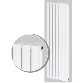 OEG radiateur design Malden 1298 W raccord central blanc