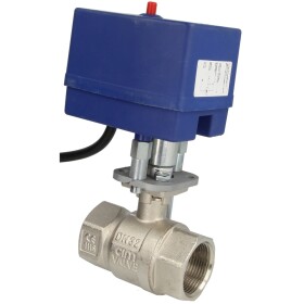 Motor ball valve, electr. controlled 1 1/4&quot;, 230 V-...