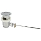 Excenter set 1&frac14;&quot; polished chrome-plated brass with Excenter plug