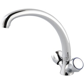 Two-handle sink mixer &quot;Doble&quot; chrome