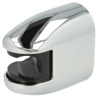 Conical wall bracket variable - oval chrome-plated plastic, for &frac12;&quot; cone