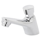 Self-shutting basin mixer mixed and cold water, DN 15, chrome pl.