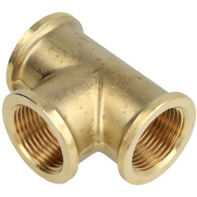 T piece IT/IT/IT 3/8" brass bright