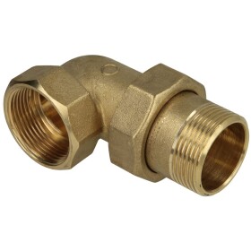 Elbow union 90° IT/ET 1" conically sealing brass...