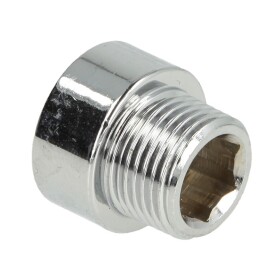 Rallonge de robinet 3/8&quot; x 10 mm laiton chrom&eacute;