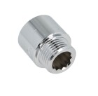 Tap extension 1/2&quot; x 20 mm chrome-plated brass