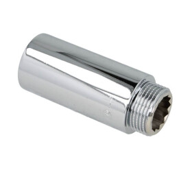 Tap extension 3/4" x 65 mm chrome-plated brass