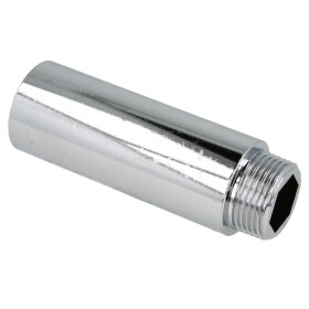 Rallonge de robinet 3/4&quot; x 80 mm laiton chrom&eacute;