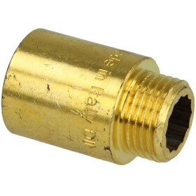 Tap extension 3/4" x 50 mm bright brass