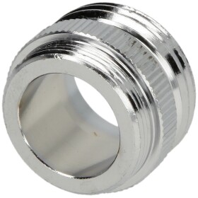 Reducer M 24 x 1 AT x 3/4&quot; ET chrome-plated metal, PU 1