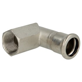 Stainless steel press fitting adapter elbow 15 mm I x...