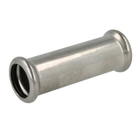 Stainless steel press fitting long socket 28 mm F/F with...