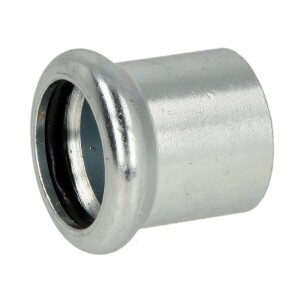 C-steel press fitting end cap 22 mm