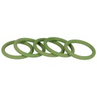 Raccord &agrave; sertir acier C bague d&acute;&eacute;tanch&eacute;it&eacute; vert 15 mm EMB= 20 pi&egrave;ces