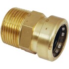 Tectite Sprint brass adapter piece &Oslash; 15 mm x 1/2&quot; ET, TSP 243 G