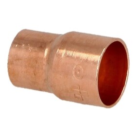 Soldered fitting copper reduction nipple 10 x 6 mm F/M