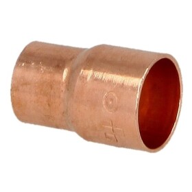 Soldered fitting copper reduction nipple 18 x 10 mm F/M