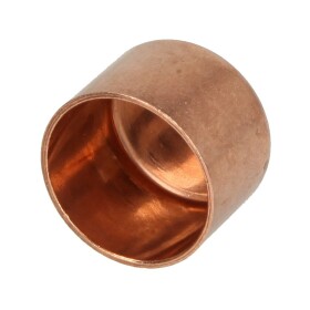 Soldered fitting copper cap 12 mm