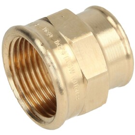 Gunmetal threaded fitting reducing coupling 1" x...