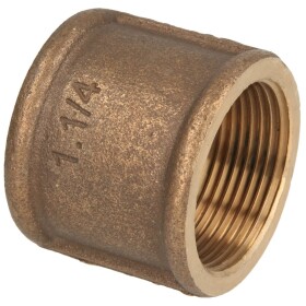 Gunmetal threaded fitting coupling 1&frac14;&quot; IT