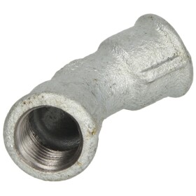 Malleable cast iron fitting bend 45&deg; 1/2&quot; IT/IT