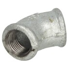 Malleable cast iron fitting elbow 45&deg; 1/2&quot; IT/IT