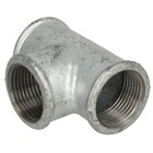 Malleable cast iron fitting T-piece reducing 1/2&quot; x 3/4&quot; x 1/2&quot; IT/IT/IT