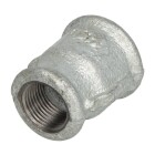 Malleable cast iron fitting socket reducing 3/4&quot; x 3/8&quot; IT/IT