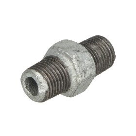 Malleable iron fitting hexagon nipple 1/2&quot; ET/ET