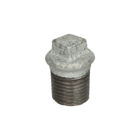 Malleable cast iron fitting plug 3/4&quot; ET