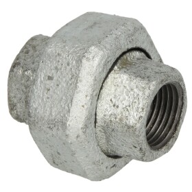 Malleable cast iron fitting union 1/2&quot; IT/IT - flat...