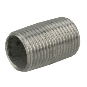 Hexagon pipe nipple galvanized 3/8" x 40 mm