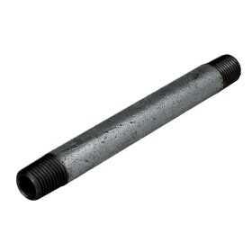 Hexagon pipe nipple galvanized 3/8&quot; x 120 mm