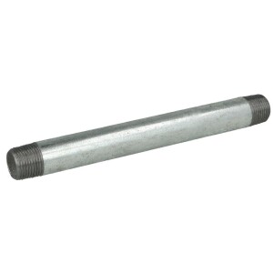 Nipple double galvanisé 3/8" x 150 mm