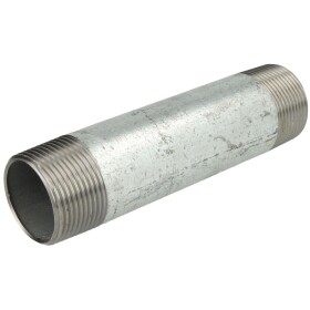 Hexagon pipe nipple galvanized 1 1/4" x 150 mm