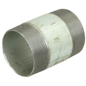 Hexagon pipe nipple galvanized 2 1/2&quot; x 100 mm