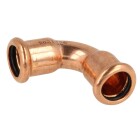 Press fitting copper elbow 90&deg; 54 mm F/F (contour M)