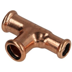 Press fitting copper T-piece reducing 15 x 22 x 15 mm...