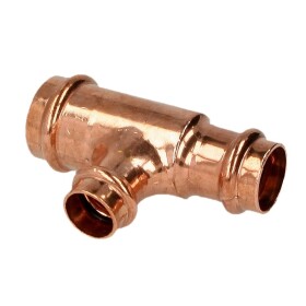 Press fitting copper T-piece reduced 18 x 12 x 18 mm...