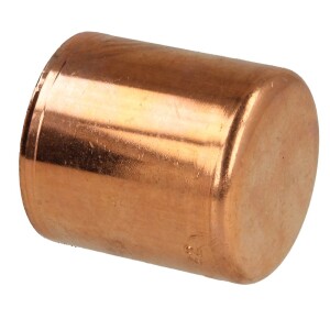 Press fitting copper plug 28 mm contour V