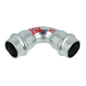 C-steel press fitting 90&deg; elbow 28 mm I/I V profile