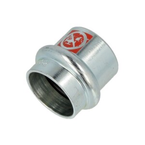 C-steel press fitting end plug 22 mm contour V