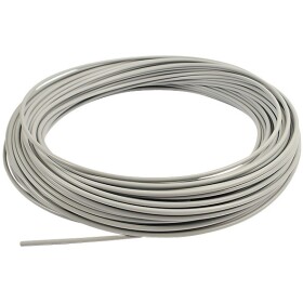 Extension hose plastic (PA12w) 50 m, 4 x 0.5mm, grey