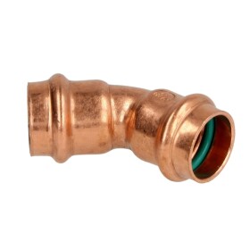 Press fitting solar bend 45° copper 22 mm F/F (V...