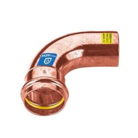 Combi fitting elbow 90&deg; F/M 22 mm V contour