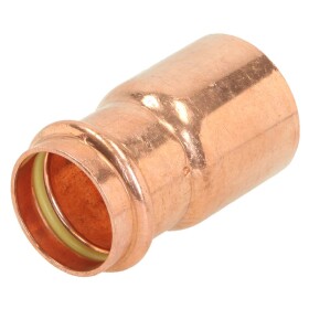 Gas press fitting copper reducer 42 x 28 mm M/F contour V